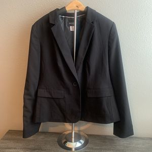 Liz Claiborne Career Women’s Black One Button Blazer Sz 10P